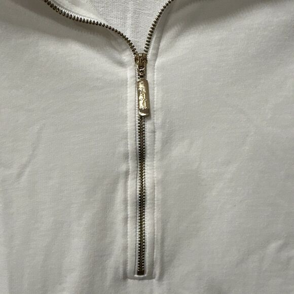 Sold‎ Lilly Pulitzer Sweatshirt Womens Small WhiteSkipper - Picture 3 of 6